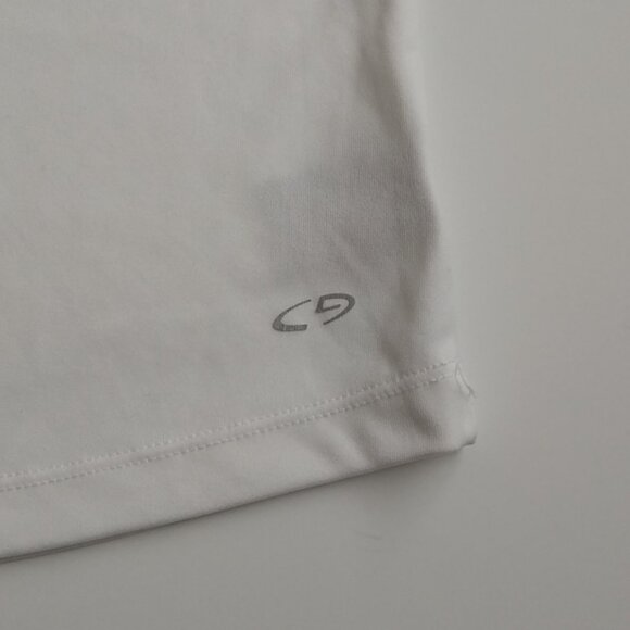 Champion Activewear White Short Sleeve Round Neck Running Pullover Tee Sizes S - Picture 8 of 11